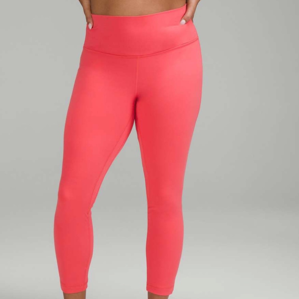 Lululemon Align High Rise Pant 25" Pale Raspberry size 14 new Activewear